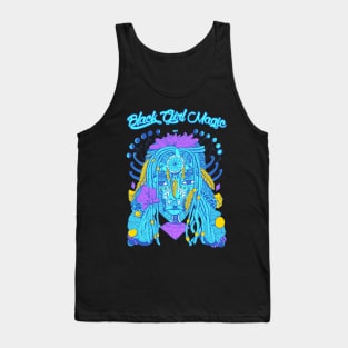 Neon Blue - Goddess of Dreams Black Girl Magic Tank Top